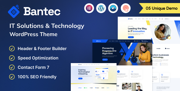 Bantec - IT Solutions & Technology WordPress Theme