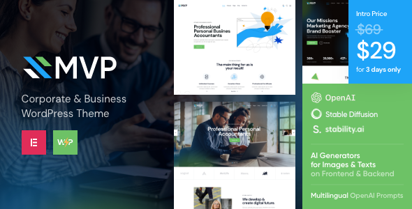 MVP - Finance WordPress Theme