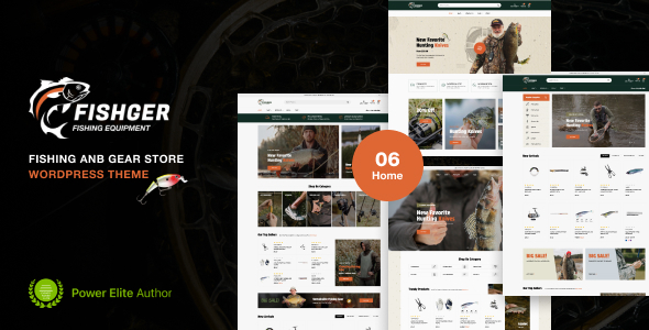 Fishger – Fishing & Gear Store WordPress Theme
