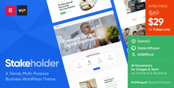 Stakeholder - Business WordPress Theme