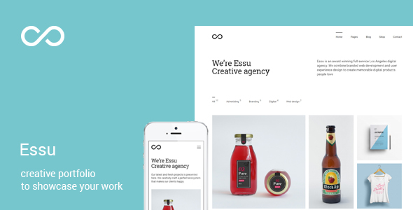 Essu - Simple Portfolio WordPress Theme