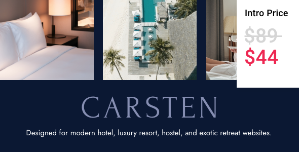 Carsten - Hotel Booking WordPress Theme