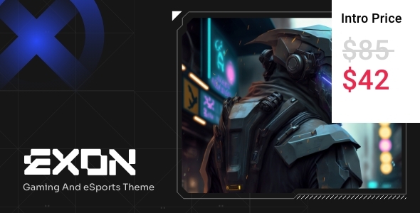 Exon - Gaming and eSports WordPress Theme