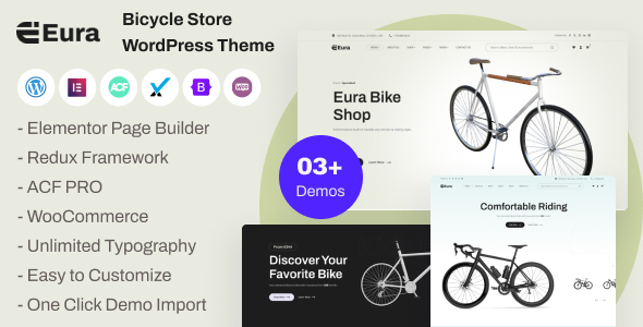 Eura - Bike Shop WordPress Theme