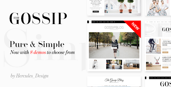Gossip - Pure & Simple Personal WordPress Blog