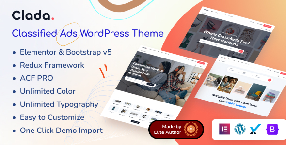 Clada - Classified Ads WordPress Theme