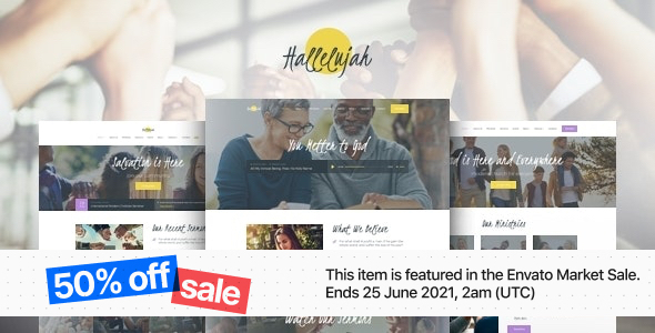 Hallelujah | Church & Religion WordPress Theme