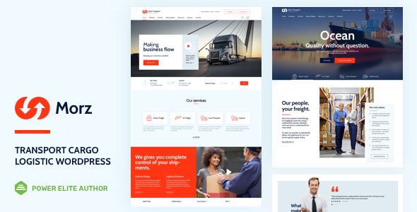 Morz - Transport Cargo Logistics WordPress