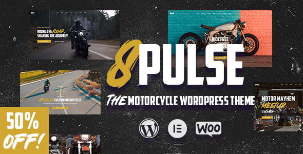 8Pulse - Motorcycle WordPress Theme