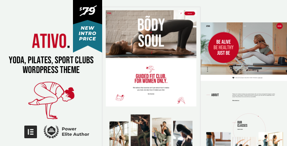 Ativo - Yoga Pilates WordPress