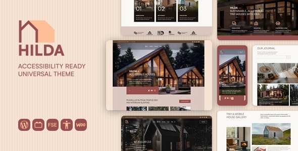 Hilda - Accessible Full Site Editing WordPress Block Theme
