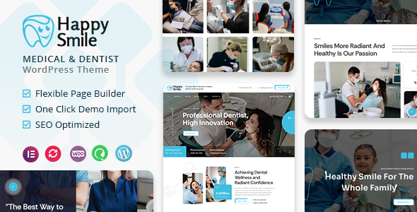 Happysmile - Medical and Dentist WordPress Theme