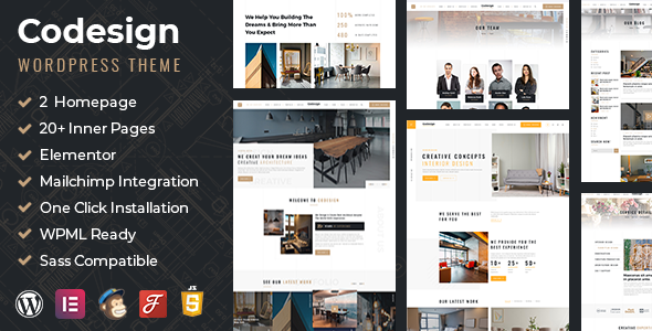 CoDesign - Architect & Interior WordPress Theme