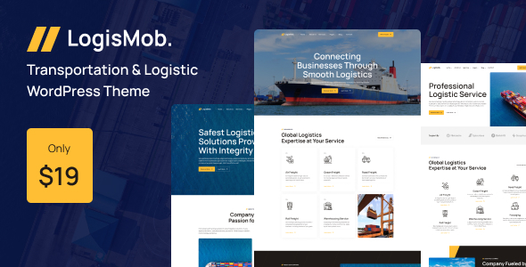 Logismob - Transportation & Logistic WordPress Theme