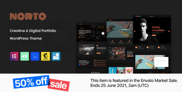 Norto - Creative Portfolio WordPress Theme
