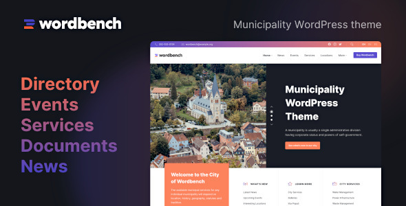 Wordbench - Municipality WordPress Theme