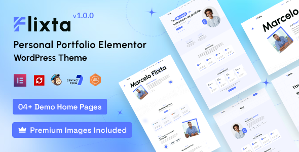 Flixta - Personal Portfolio WordPress Theme