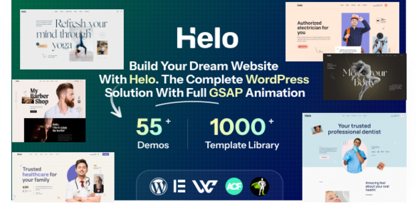 Helo | Multi-Purpose Business Agency & Portfolio Theme