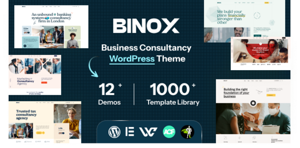 Binox | Multipurpose Business Consulting WordPress Theme