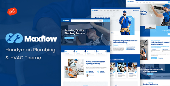 MaxFlow - Handyman Plumbing & HVAC Theme