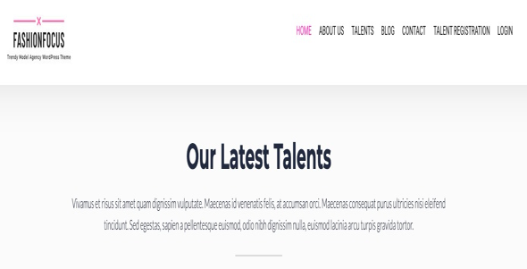 Fashion Focus - Trendy WordPress theme for Member directories