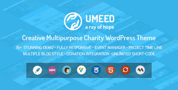 Umeed Charity WordPress Theme For Fundraising