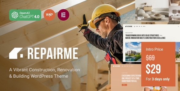 RepairMe - A Vibrant Construction