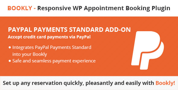 Bookly PayPal Payments Standard (Add-on)