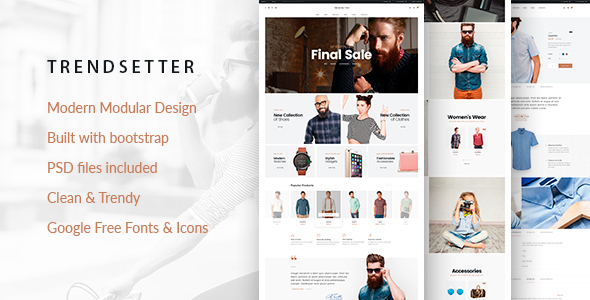Trendsetter - WooCoomerce Modern Fashion Store