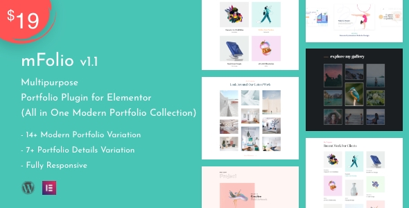 mFolio | WordPress Portfolio Plugin for Elementor