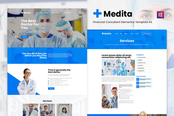 Medita - Medical Service Elementor Template Kit