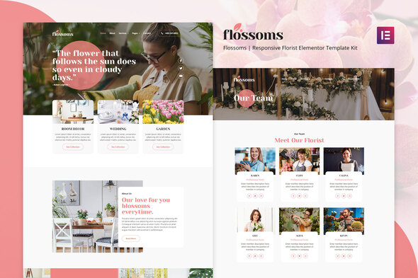 Flossom - Flower Shop Elementor Template Kit