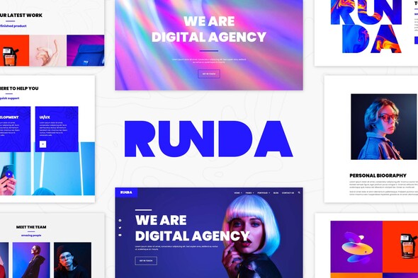 Runda - Creative Agency Elementor Template Kit