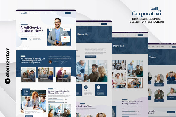 Corporativo - Corporate Business Elementor Template Kit