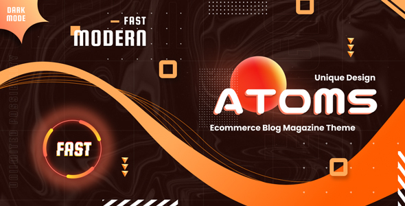 Atoms - Ecommerce Magazine WordPress Theme