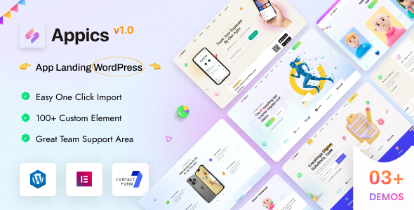 Appics - App & SaaS WordPress Theme