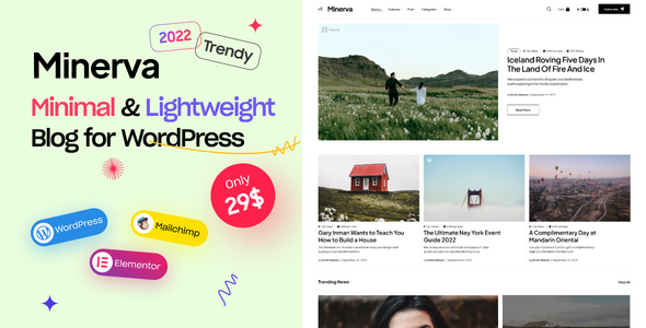 Minerva - Modern WordPress Blog Theme