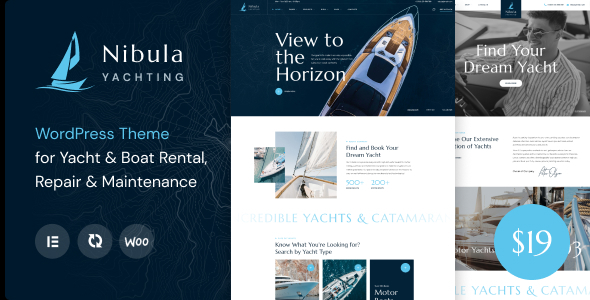 Nibula - Boat & Yacht WordPress Theme