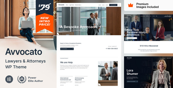 Avvocato - Lawyer & Attorney WordPress Theme