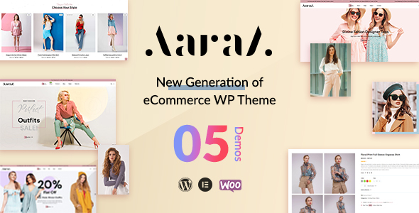Aaraa - Fashion eCommerce WordPress Theme