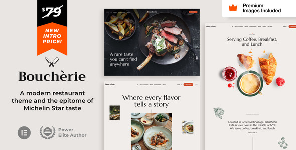 Boucherie - Restaurant and Cafe WordPress Theme