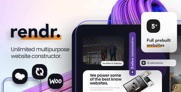 Rendr - Modern Multipurpose WordPress Theme