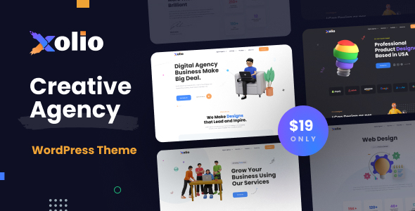 Xolio - Creative Agency & Portfolio WordPress Theme