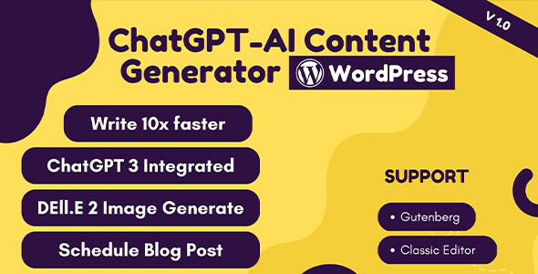 ChatGPT-AI Content Generator WordPress