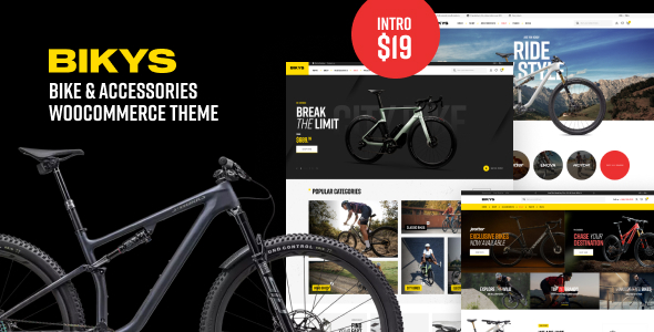 Bikys - Bike & Accessories Woocommerce Theme
