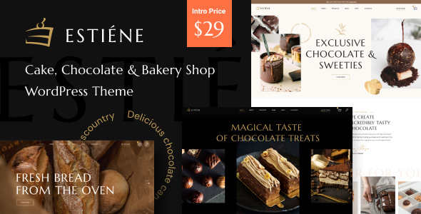 Estiene - Sweets & Bakery WordPress Theme