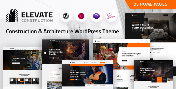 Elevate - Construction WordPress Theme