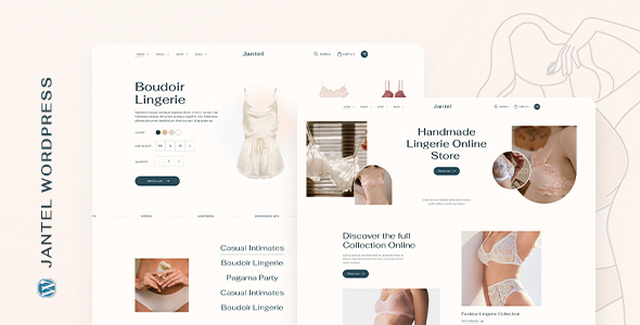 Jantel - Lingerie Store WordPress Theme