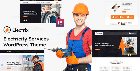 Electrik - Electricity Services WordPress Theme