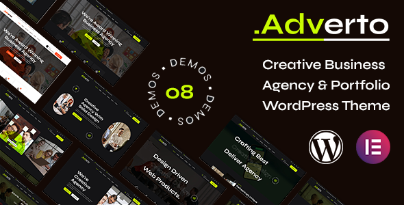 Adverto - Creative Business Agency & Portfolio WordPress Theme